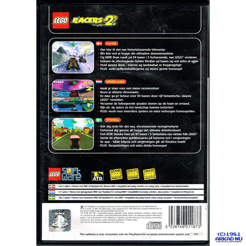 LEGO RACERS 2 PS2