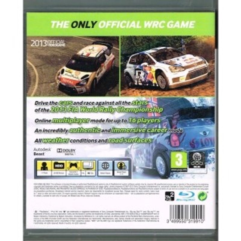 WRC 4 FIA WORLD RALLY CHAMPIONSHIP PS3