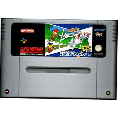 BUGS BUNNY RABBIT RAMPAGE SNES SCN