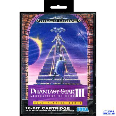 PHANTASY STAR III GENERATIONS OF DOOM MEGADRIVE