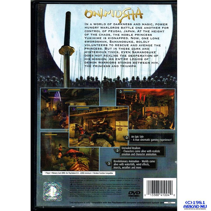 ONIMUSHA WARLORDS PS2