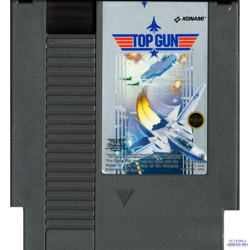 TOP GUN NES SCN YAPON