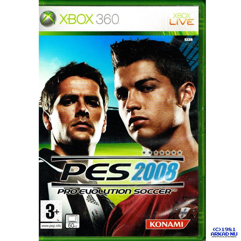 PES PRO EVOLUTION SOCCER 2008 XBOX 360