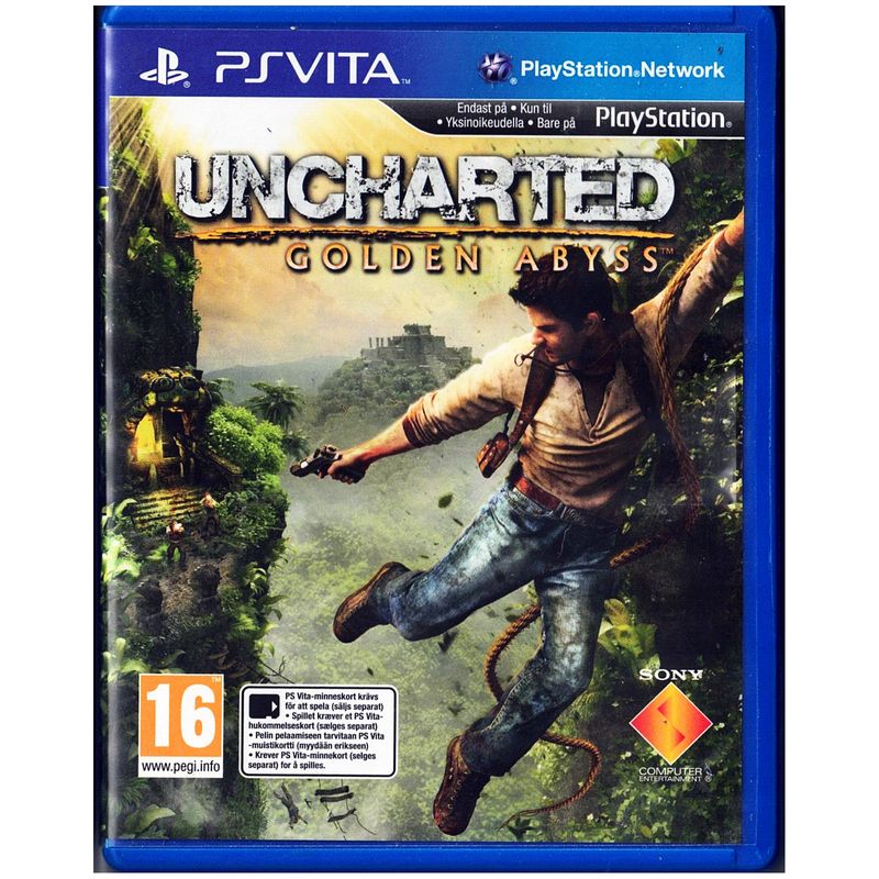 UNCHARTED GOLDEN ABYSS PS VITA