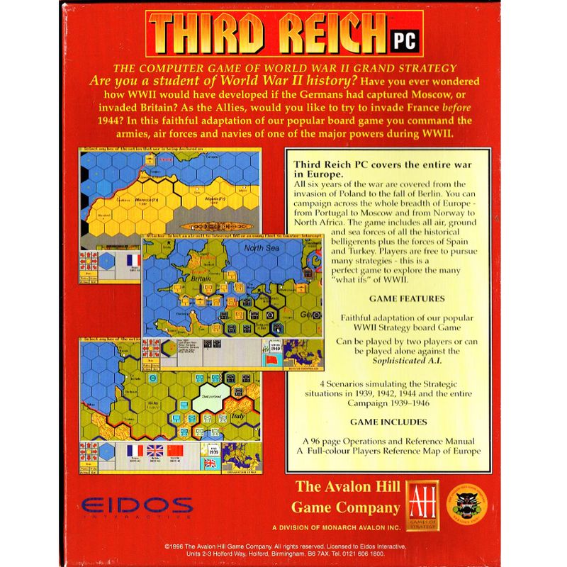 THIRD REICH PC BIGBOX