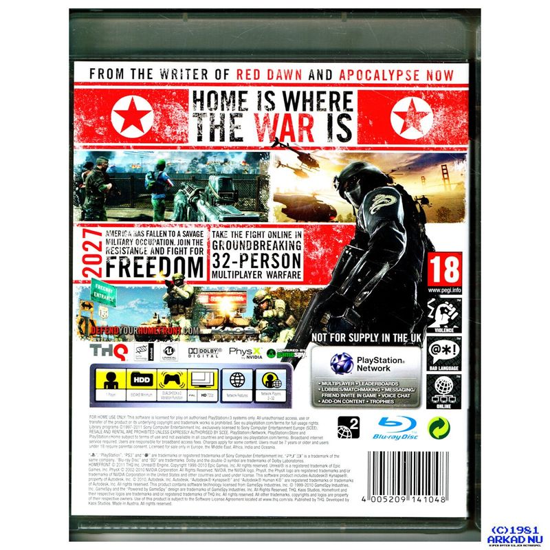 HOMEFRONT PS3