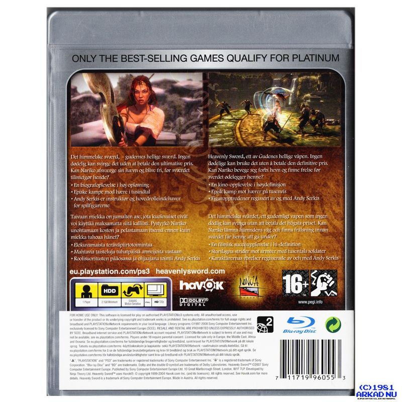 HEAVENLY SWORD PS3