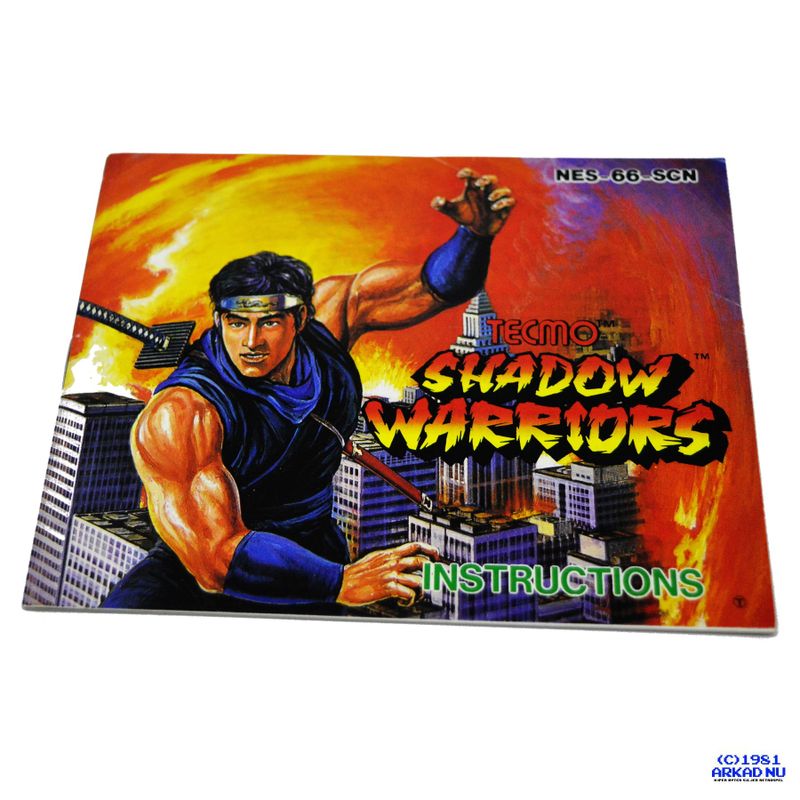 SHADOW WARRIORS (NINJA GAIDEN) NES SCN