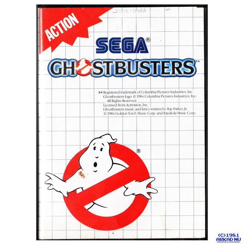 GHOSTBUSTERS MASTERSYSTEM