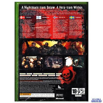 GEARS OF WAR XBOX 360 PROMO