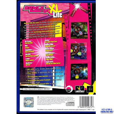 DANCE UK XL LITE PS2