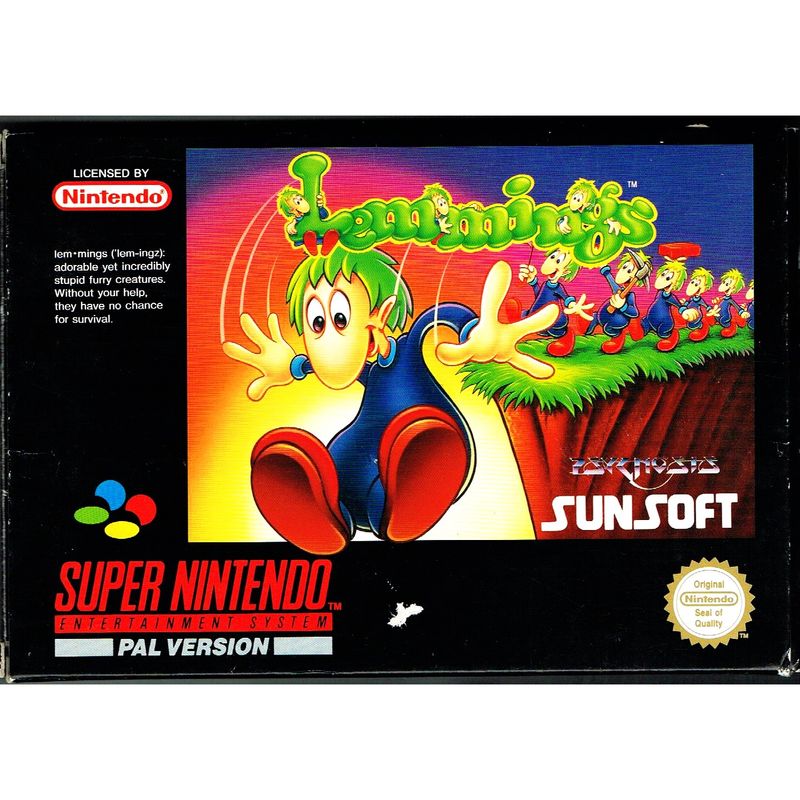 LEMMINGS SNES SCN