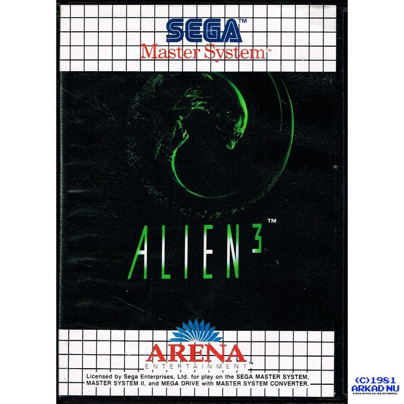 ALIEN 3 MASTER SYSTEM