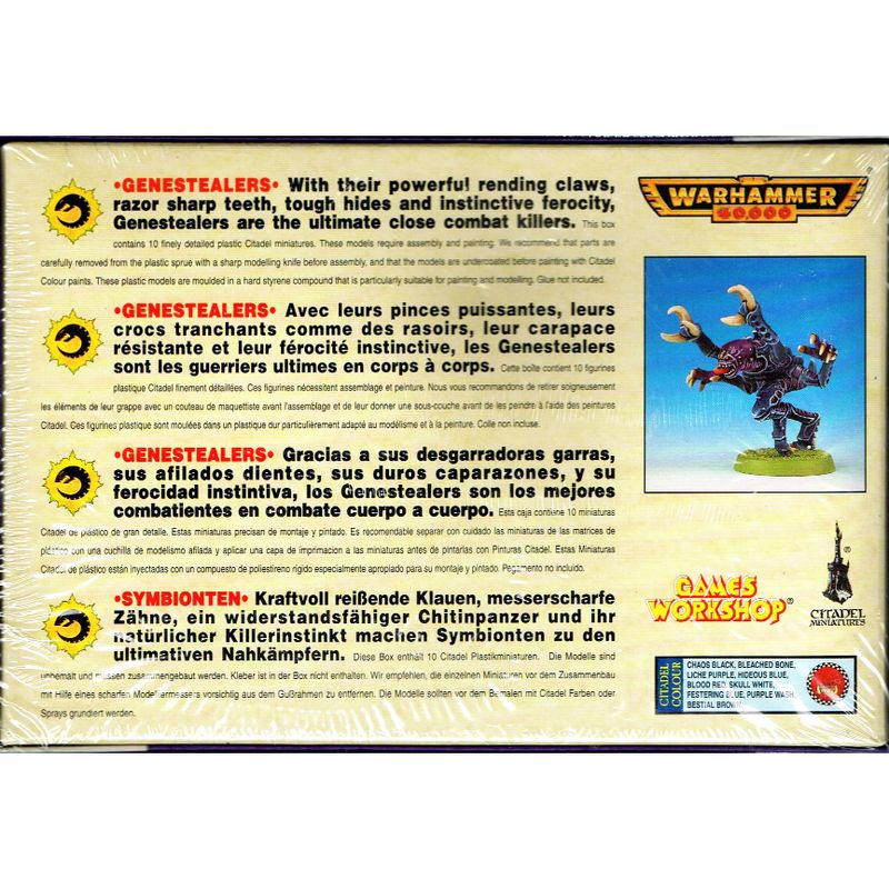 GENESTEALERS WARHAMMER 40000 GAMES WORKSHOP 1995