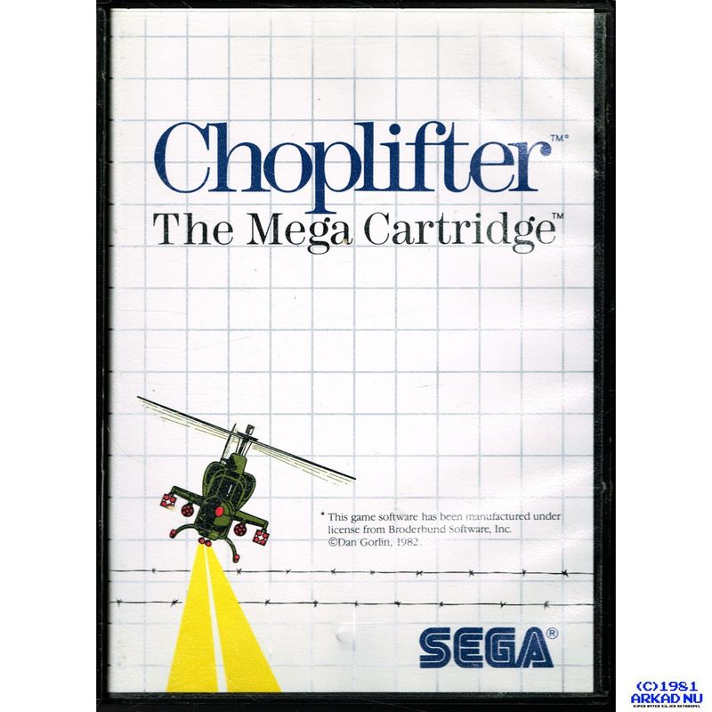 CHOPLIFTER MASTERSYSTEM