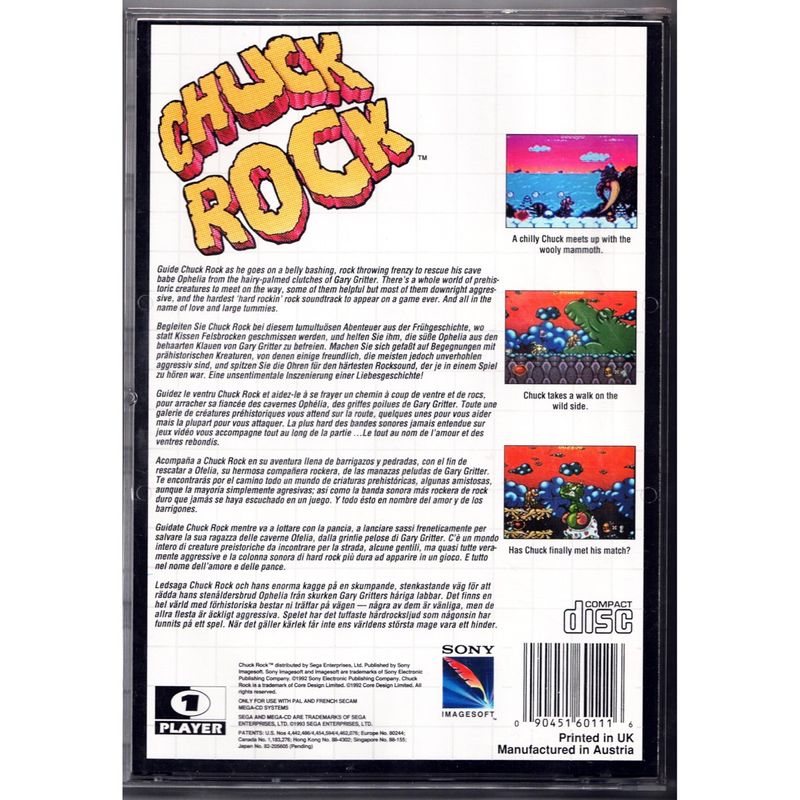 CHUCK ROCK MEGA-CD