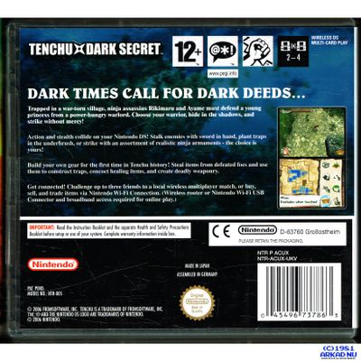 TENCHU DARK SECRET DS