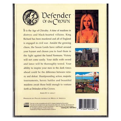 DEFENDER OF THE CROWN CD-I