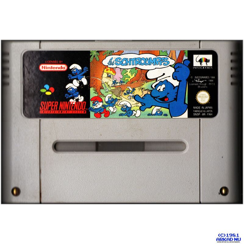 THE SMURFS (LES SCHTROUMPFS) SNES