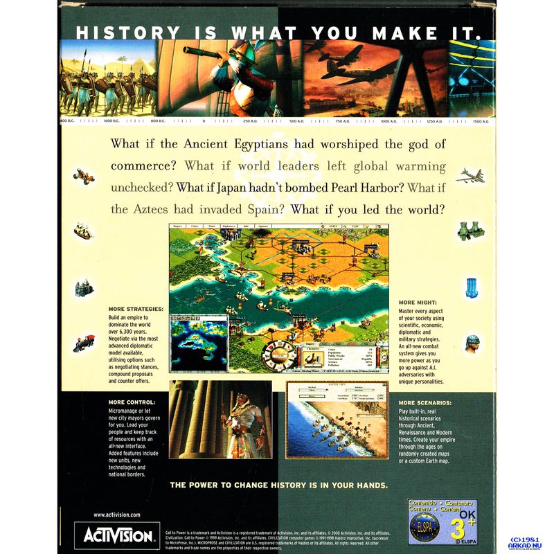 CIVILIZATION CALL TO POWER II PC BIGBOX