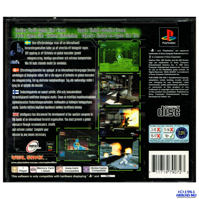 SYPHON FILTER PS1