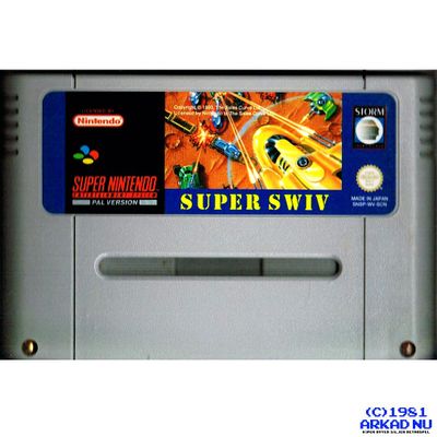 SUPER SWIV SNES SCN