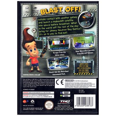 JIMMY NEUTRON BOY GENIUS GAMECUBE
