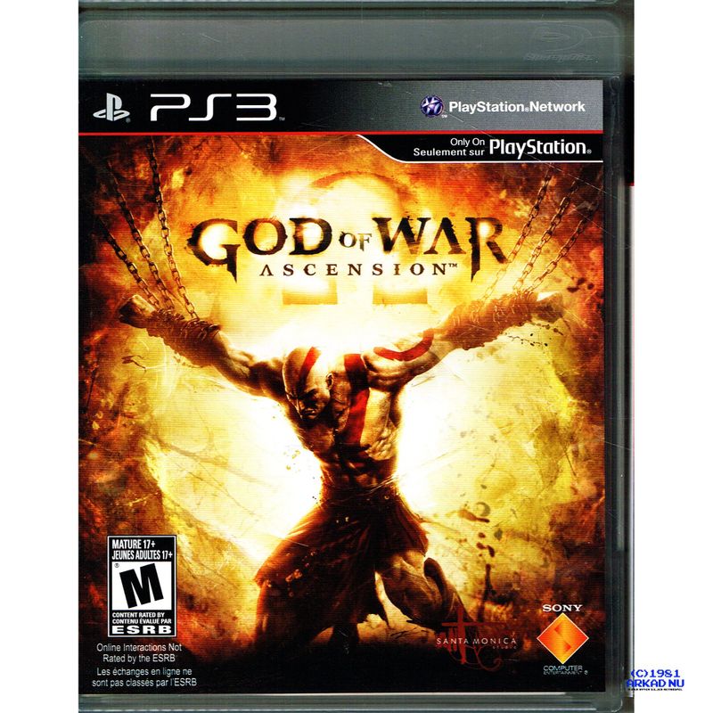 GOD OF WAR ASCENSION PS3