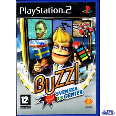 BUZZ SVENSKA GENIER PS2