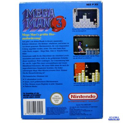 MEGA MAN 3 ( MEGAMAN 3) NES 