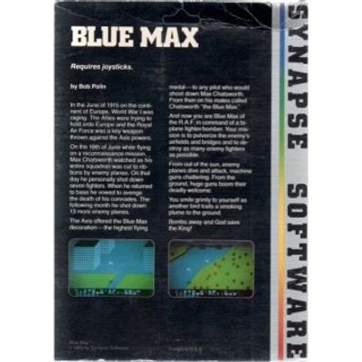 BLUE MAX ATARI 400/800 KASSETT 32K NYTT