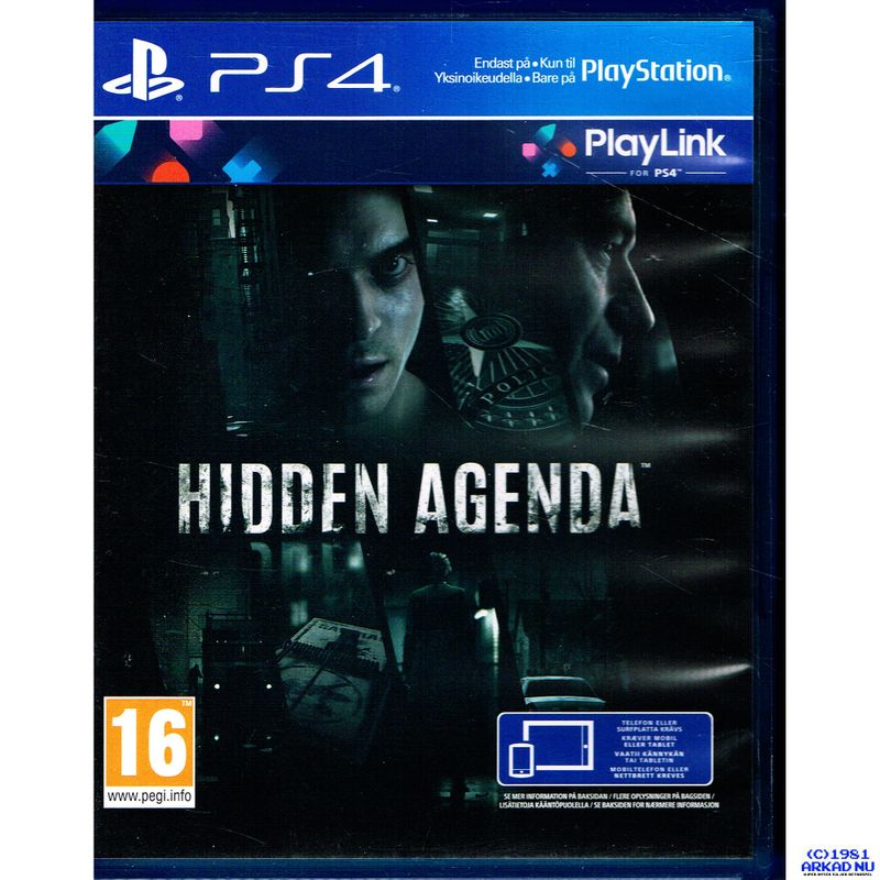 HIDDEN AGENDA PS4