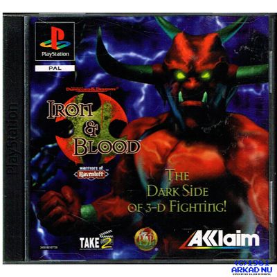 ADVANCED DUNGEONS & DRAGONS IRON & BLOOD WARRIORS OF RAVENLOFT PS1