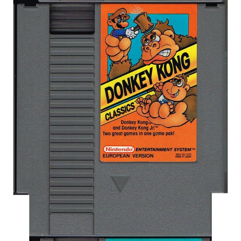 DONKEY KONG CLASSICS NES SCN YAPON