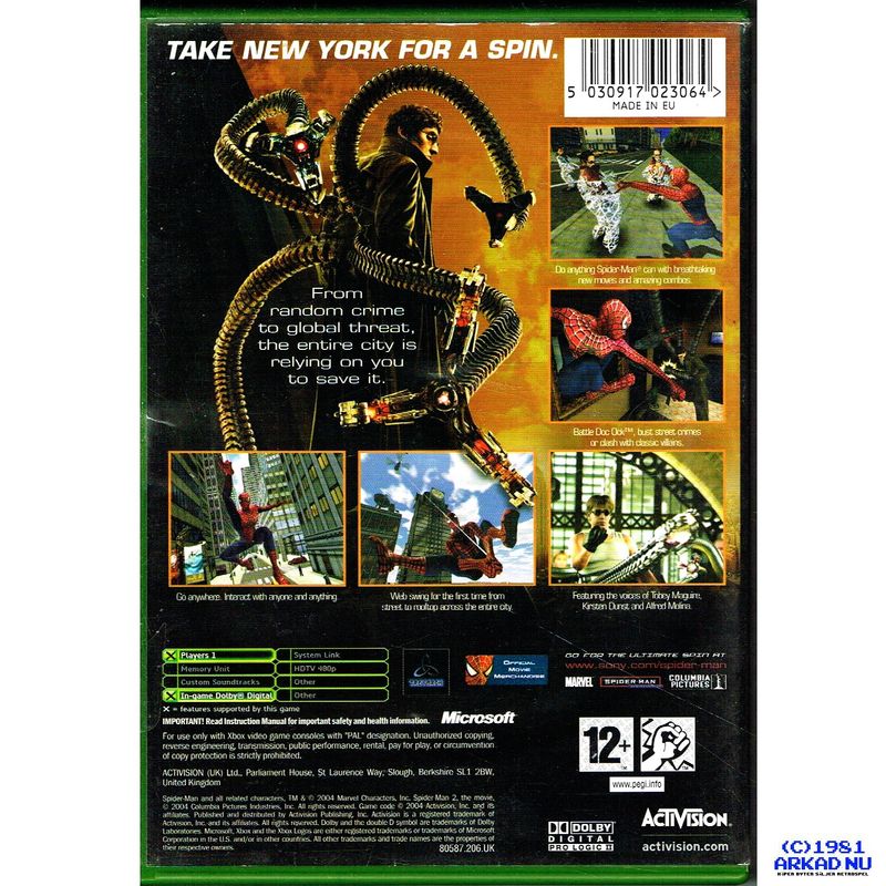 SPIDER-MAN 2 XBOX