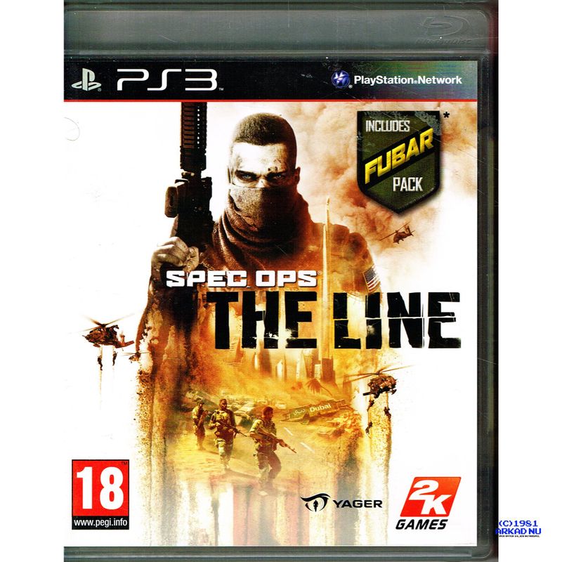 SPEC OPS THE LINE FUBAR EDITION PS3 