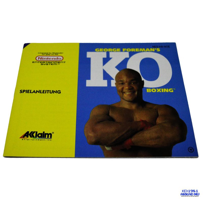 GEORGE FOREMANS KO BOXING NES