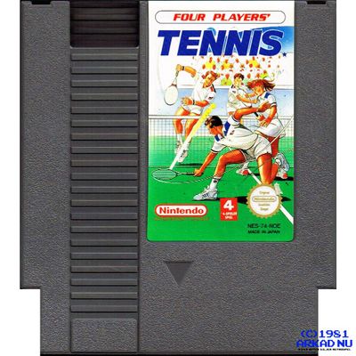 FOUR PLAYERS TENNIS NES