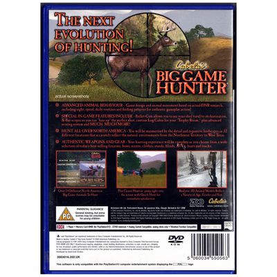 CABELAS BIG GAME HUNTER PS2