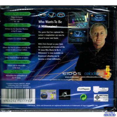 WHO WANTS TO BE A MILLIONAIRE DREAMCAST