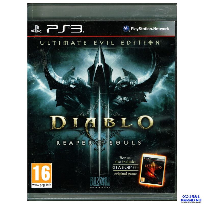 DIABLO III ULTIMATE EVIL EDITION REAPER OF SOULS  PS3