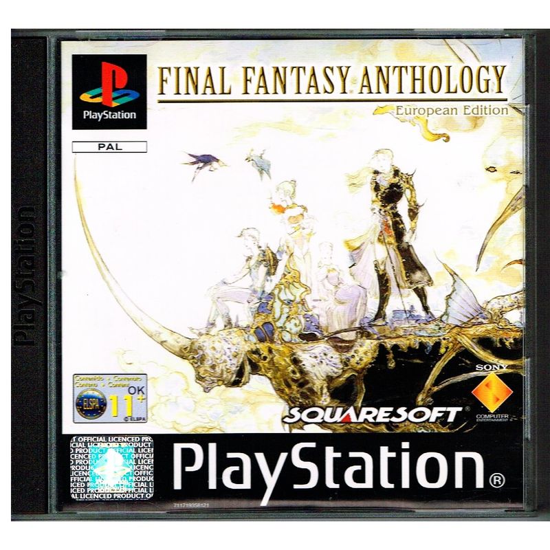 FINAL FANTASY ANTHOLOGY EUROPEAN EDITION PS1