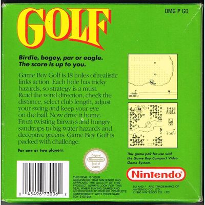 GOLF GAMEBOY SCN