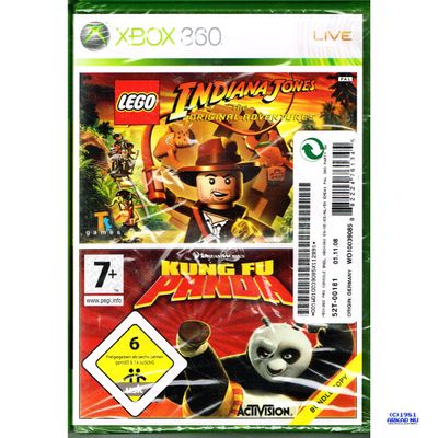 LEGO INDIANA JONES + KUNG FU PANDA XBOX 360