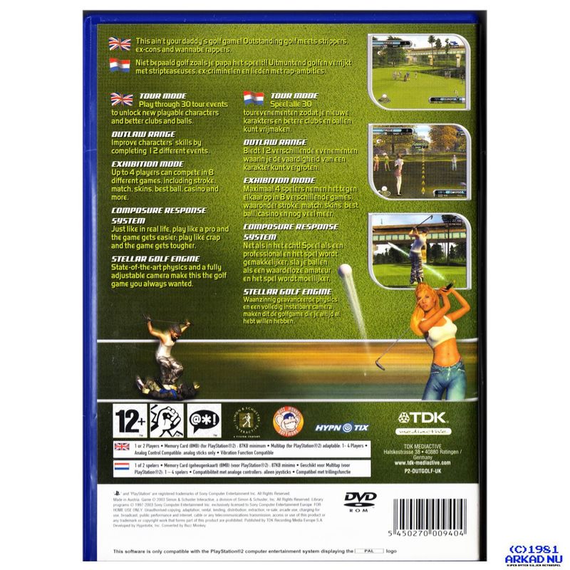 OUTLAW GOLF PS2