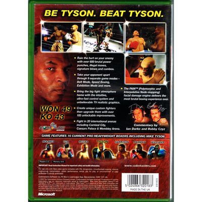 MIKE TYSON HEAVYWEIGHT BOXING XBOX