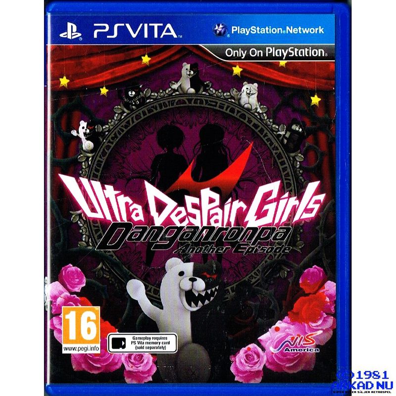 DANGANRONPA ANOTHER EPISODE ULTRA DESPAIR GIRLS PS VITA