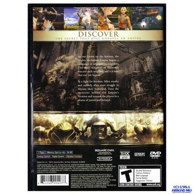 FINAL FANTASY XII PS2 NTSC USA