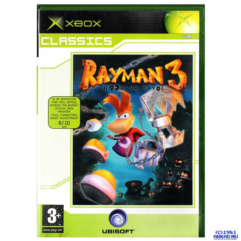 RAYMAN 3 HOODLUM HAVOC XBOX