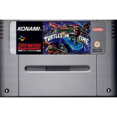 TEENAGE MUTANT HERO TURTLES IV TURTLES IN TIME SNES SCN